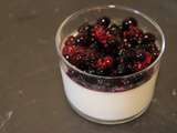 Panna Cotta aux fruits rouges