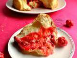 Brioche aux pralines roses, framboises et chocolat blanc