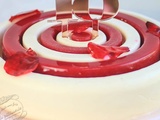 Entremets Ispahan : rose, framboise, litchi