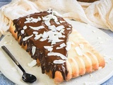 Gâteau chocolat noix de coco facile et rapide pour le goûter