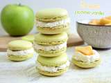 Macarons pomme vanille