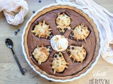 Tarte hérisson poire chocolat