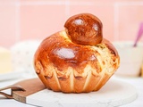 Vraie brioche parisienne, ou brioche à tête