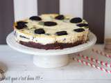 Cheesecake oréos base brownie