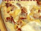 Pizza façon raclette