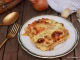 Lasagnes aux légumes gratinées à la crème & au cantal de Thiebault