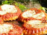 Tartes tatins tomate-mozzarella