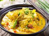 Curry de cabillaud coco