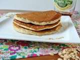 Fatfree vegan banana pancake