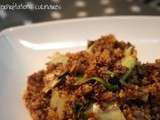 Quinoa sauté au miso rouge