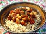 Tajine de dattes et de pois-chiches