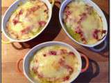 Gratin d'asperges au jambon