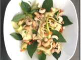 Salade de courgettes façon thaï