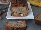 Cake à la banane sans gluten pour petit déjeuner précipité