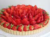 Tarte aux fraises sans gluten