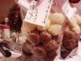 Truffes aux trois chocolats (blanc, lait et noir)