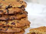 Cookies aux canneberges, chocolat et fenouil