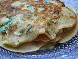 Crêpes aux courgettes