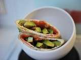 Wrap de Saumon fumé & Avocat