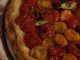 Tarte tatin de tomates cerises au vinaigre balsamique