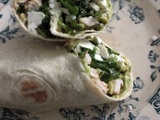 Wrap au poulet, avocat et feta