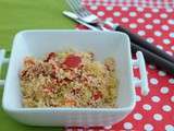 Couscous aux poivrons rouges