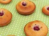 Financiers au miel et aux framboises