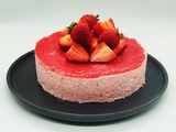 Bavarois aux fraises