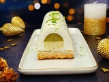 Bûche noix de coco/citron vert