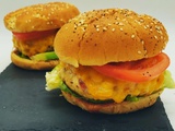 Burger de poulet au bacon