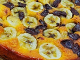 Clafoutis banane chocolat