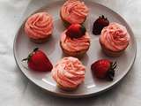 Cupcakes aux fraises