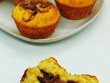 Muffins cœur nutella