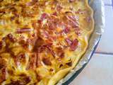 Tarte à l’oignon et aux lardons de bacon