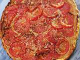 Tarte à la tomate et à la moutarde