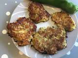 Galettes de courgettes, pommes de terre et feta