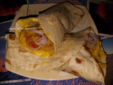 Wraps au poulet-poivron