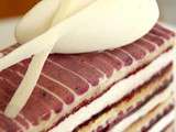 Entremets cassis