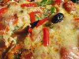 Pizza sur une base de blettes (sans gluten)