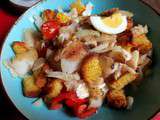 Salada de Bacalhau com Broa (Salade de Morue & Pain de Maïs)