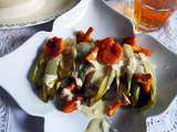 Salade Tiède d’Endives Girolles, crème de cidre