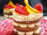 Millefeuille vanille et fruits