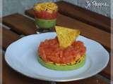 Tartare de tomates et guacamole