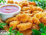 Chicken popcorn extracroustillant (poulet popcorn au panko)