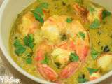 Crevettes au curry