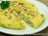 D’omelette à la morue et oignon nouveau