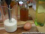 Mayonnaise en mixer plongeant. Inratable