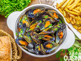 Moules au vin Beaujolais blanc