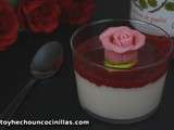 Panna cotta au sirop de rose