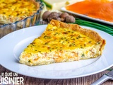 Quiche à la truite fumée